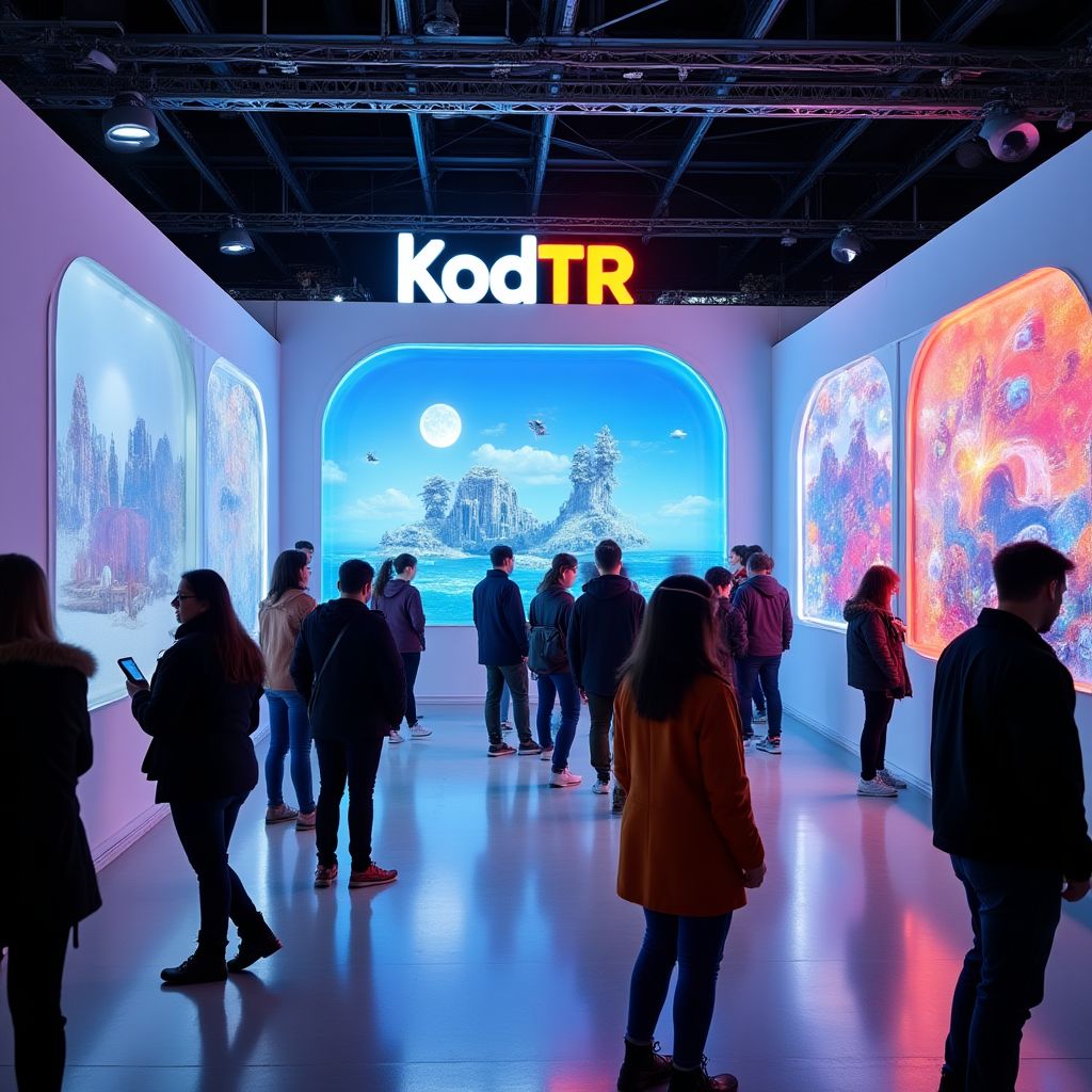 Teknoloji eğitim fuarında KodTR standı